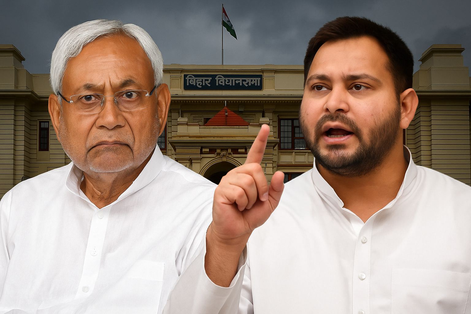 Bihar Exit Poll 2025 Nitish Kumar Tejashwi Yadav