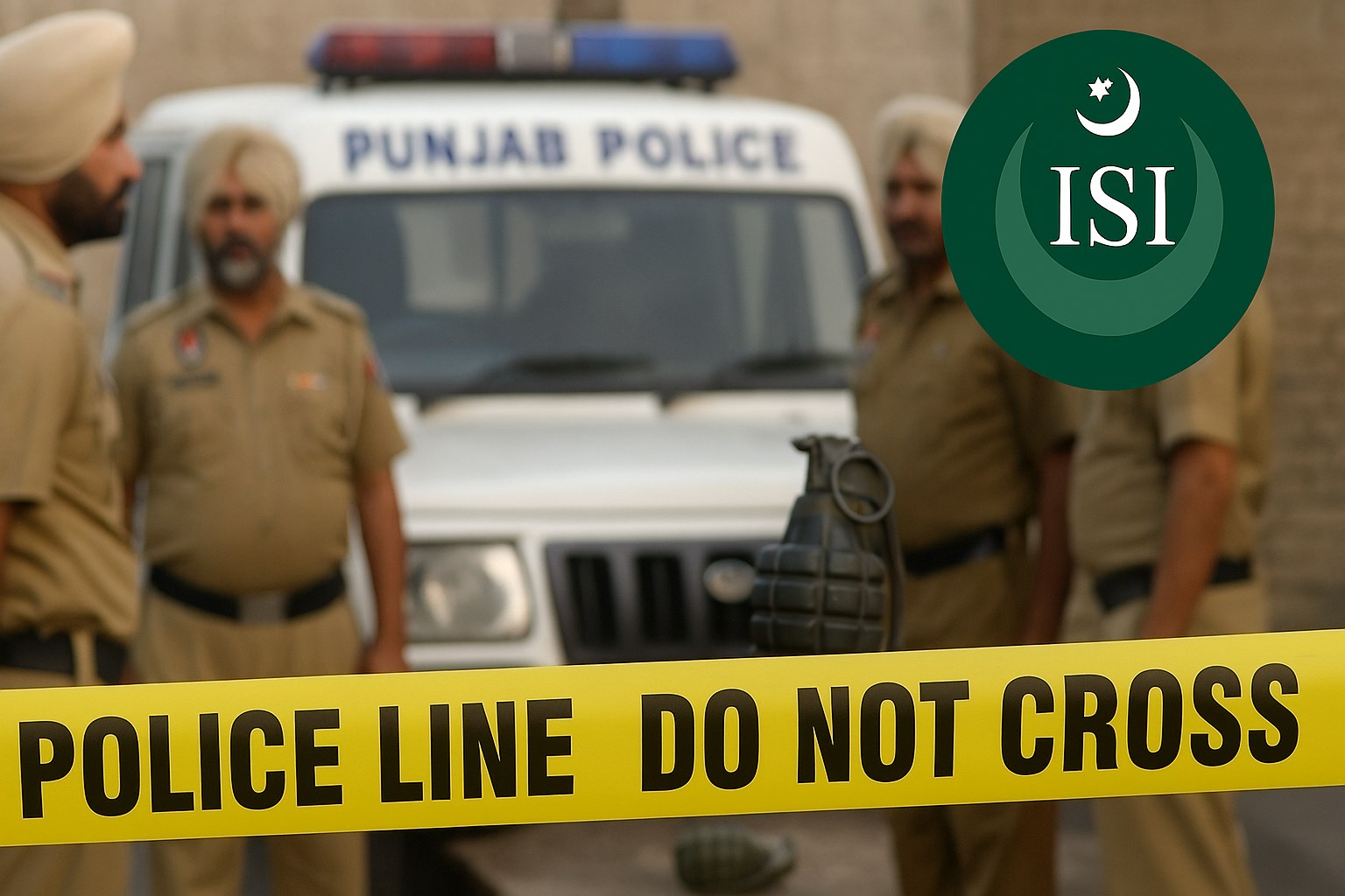 ISI मॉड्यूल Punjab Police ग्रेनेड साजिश