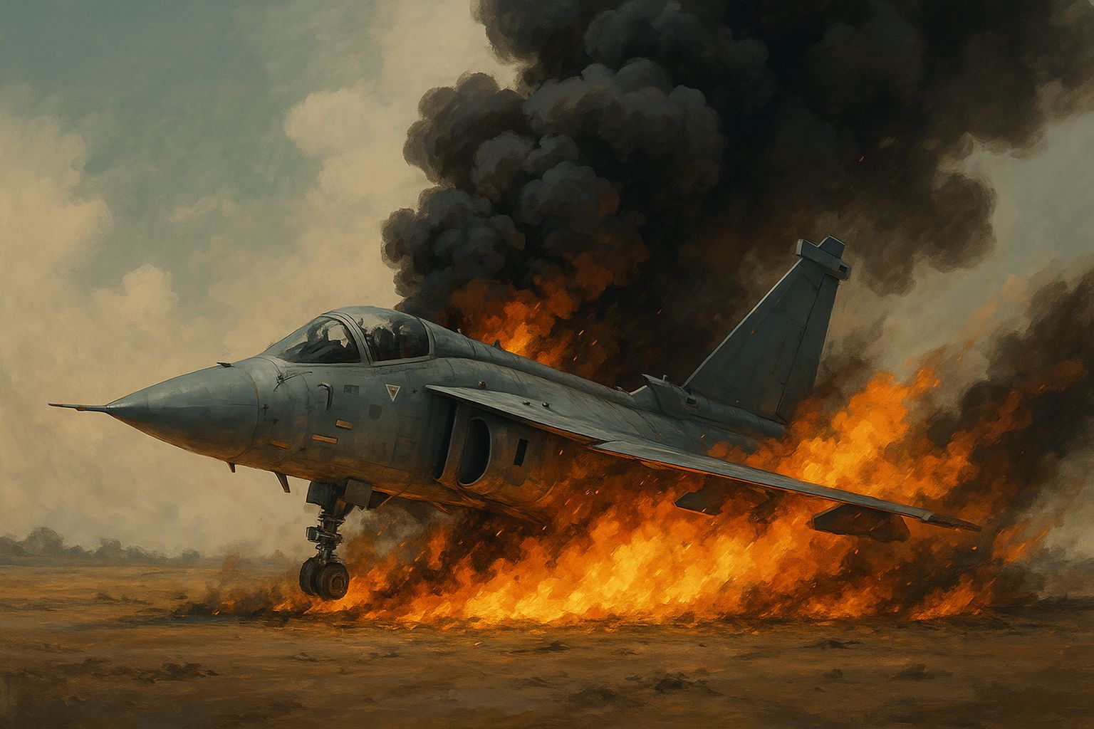 TejasCrash image - तेजस क्रैश